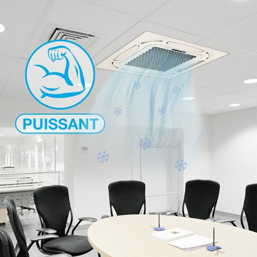 Climatisseur Réversible fixe cassette - 18000 BTU - 5600W - Air Conditionné Fixe. – Image 3