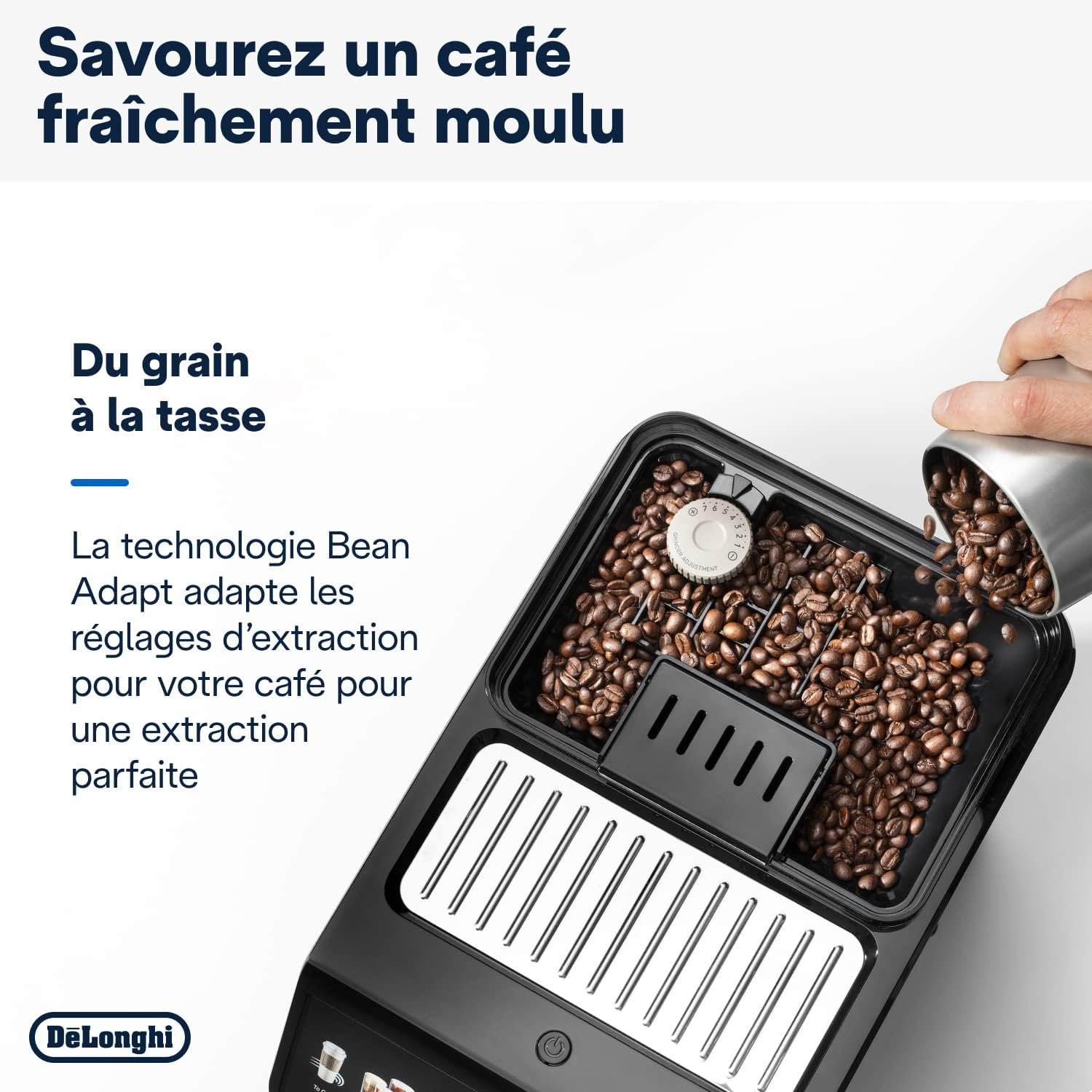 De'Longhi Eletta Explore Cold Brew ECAM452.67.G, Machine à Café Barista avec LatteCrema Hot and Cool, Machine à Espresso, Machine à Café Automatique, Extraction Froide, Pot à Café Inclus, Gris Foncé – Image 4