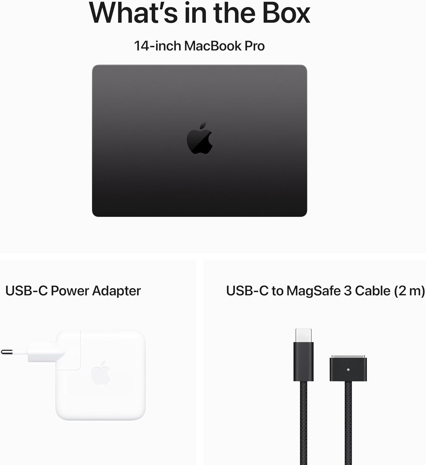 Puce M3 Pro pour ordinateur portable Apple MacBook Pro 2023 avec processeur 11 cœurs, GPU 14 cœurs : écran Liquid Retina XDR de 14,2 pouces, mémoire unifiée de 18 Go, stockage SSD de 512 Go. Fonctionne avec iPhone/iPad ; Espace noir – Image 3