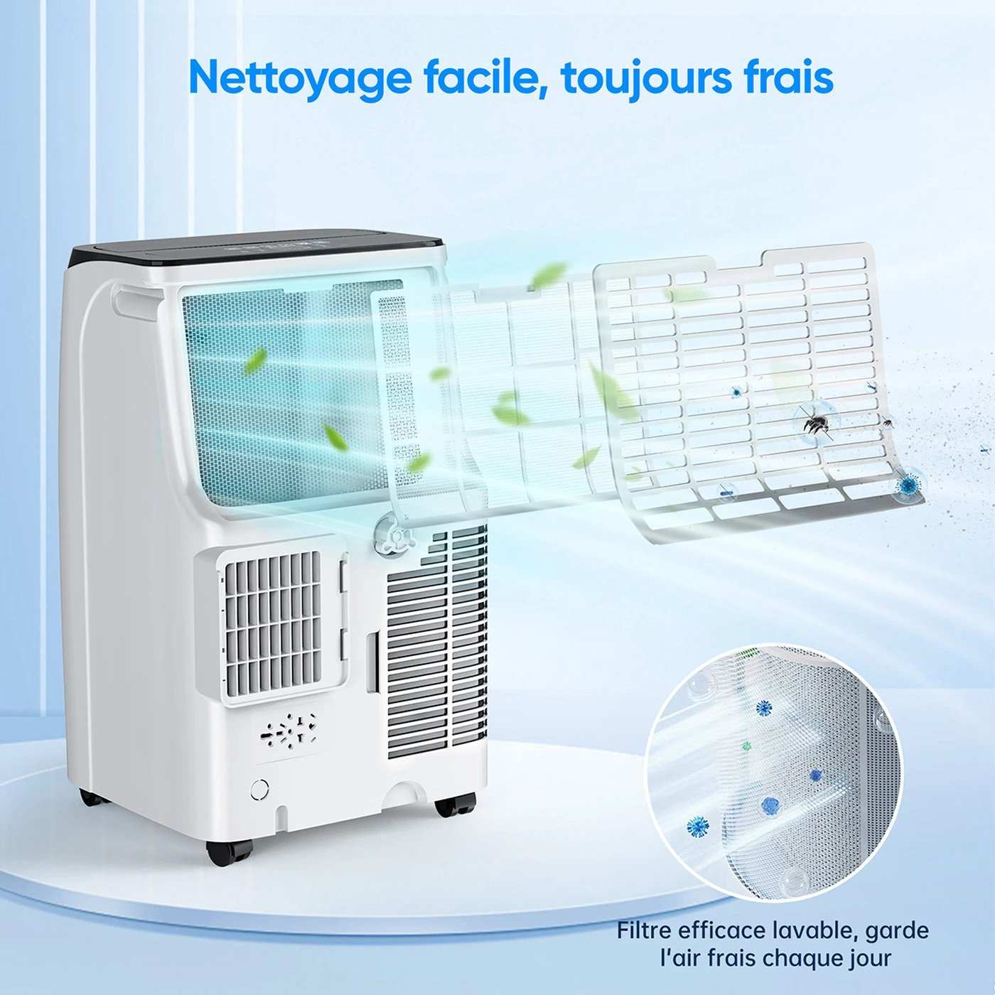 Climatiseur Mobile 12000 Btu - Télécommande - Déshumidification – Image 2
