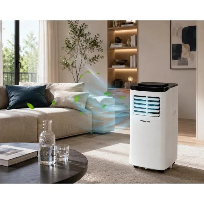 United Climatiseur Mobile 8000 BTU (2,3 kW) 3-en-1 jusqu'à 25 m², déshumidificateur, télécommande – Image 4